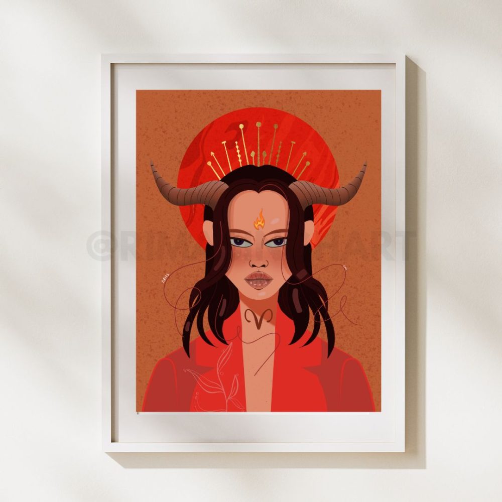 Fiery Aries Frame